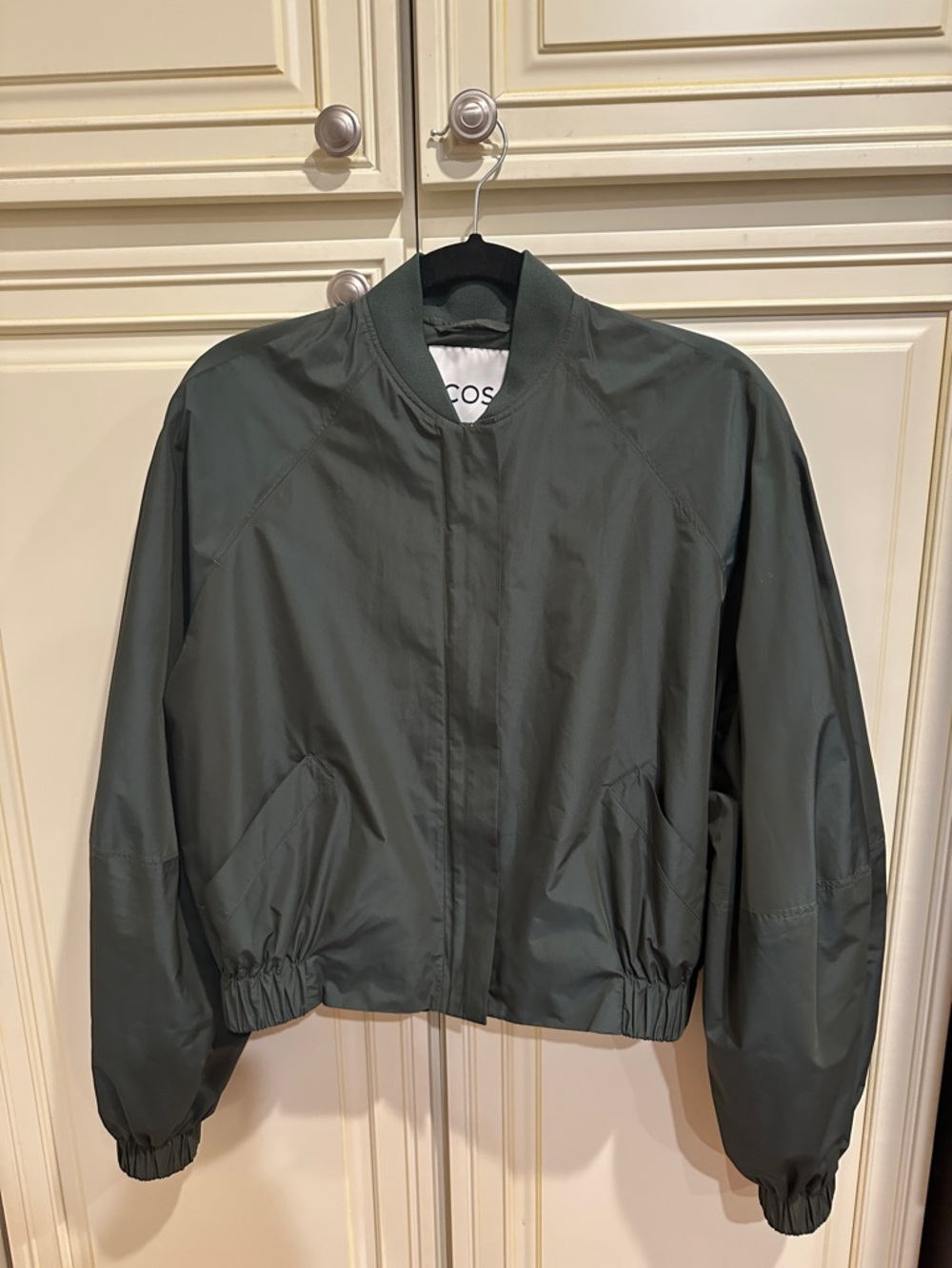 COS Voluminous Cropped Bomber Jacket